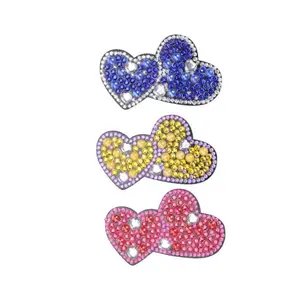 Creative New Diamond Painting Full Diamond Girls Handmade DIY Butterfly Ornament Hairpin Heart Hair Clip