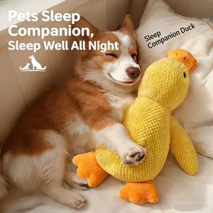 Dog Toy <b>Plush</b> Sleep Companion, Little Yellow Duck Bite Resistant, Teeth Grinding, Sound Relieving Tool, <b>cat</b> Pet Toy - Product Image 3