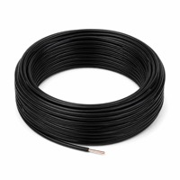 Fil de cuivre massif BV 16mm² isolé PVC 450/750V, câble électrique unipolaire pour distribution d'énergie et bâtiment