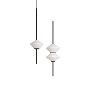 Lampu gantung LED samping tempat tidur, Modern minimalis Nordic desainer restoran bar sederhana kaca kreatif kamar tidur lampu gantung - Product Image 6