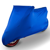 Bâche d'intérieur de qualité supérieure Protection contre la poussière Élastique Velours Stretch Spandex Housse de protection pour moto
