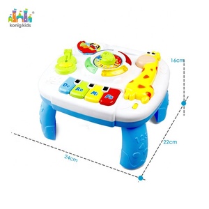 Table d'activités musicales en plastique amusante pour enfants Konig, fabriquée en Chine, jouets éducatifs précoces pour bébés de 0 à 24 <span class=keywords><strong>mois</strong></span> - Product Image 4