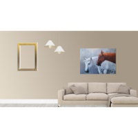 Peinture sur toile abstraite faite à la main pour décoration de salon, art mural, nature morte, imperméable, écologique, pour hôtel, vente en gros personnalisée