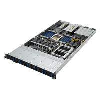 Serveur 1U RS500A-E12-RS12U, processeur unique, jusqu'à 24 DIMM, 16 NVMe, trois emplacements PCIe 5.0, deux M.2, OCP 3.0, deux GPU à emplacement unique