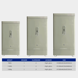 PROWAY Custom Size Heavy Duty Electronic High Glossy 6mm Thick Home <strong>Safes</strong> Biometric Fingerprint <strong>Lock</strong> Led Screen Digital <strong>Safe</strong> <strong>Box</strong> - Product Image 5