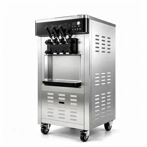 Macchina per Gelato Soft Serve Commerciale a 3 Gusti, Produttore di Yogurt Gelato in Acciaio Inox per Ristoranti e Chioschi - Product Image 2