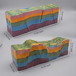 Modelo de Demostración de Geología para el Desarrollo de Estructuras de Fallos Horst y <span class=keywords><strong>Graben</strong></span>, Equipo de Laboratorio de Geología para Escuelas Secundarias y Preparatorias - Product Image 6