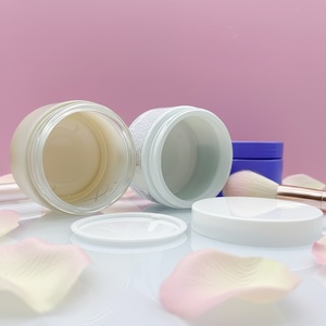 Tarro de Vidrio Transparente de Doble Pared de 50g para Crema o Loción, Tarros Cosméticos Transparentes Personalizados - Product Image 1