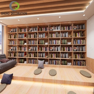 Thanh lịch bằng gỗ thư viện kệ sách và thư viện bằng gỗ Bảng thiết lập cho thư viện nhà trang trí - Product Image 2