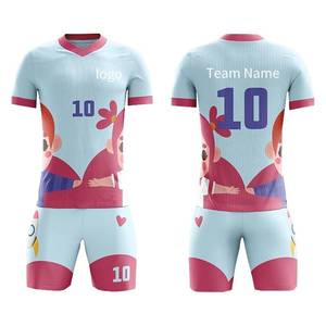 サッカートレーニングキットOEMフットボルウェアカスタムサッカーチームスポーツウェアシャツ付きショーツセット - Product Image 3
