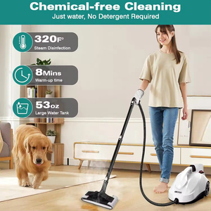<span class=keywords><strong>Nettoyeur</strong></span> <span class=keywords><strong>vapeur</strong></span> portable multifonctionnel pour la maison en acier inoxydable, puissance 1800W, haute pression 5 bars, pour le nettoyage des canapés - Product Image 2