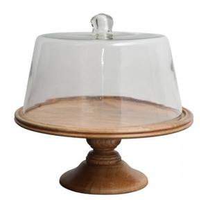 Support de gâteau en bois poli luxueux support de stockage de diverses formes pour plateaux d'affichage de dessert de rafraîchissement et outils - Product Image 3