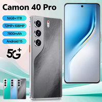 Teléfono Inteligente C40 Pro 5G Desbloqueado, Doble SIM, Android 15, 16GB+1TB de Almacenamiento, Cámara de 108MP, Procesador MTK, Gran Venta