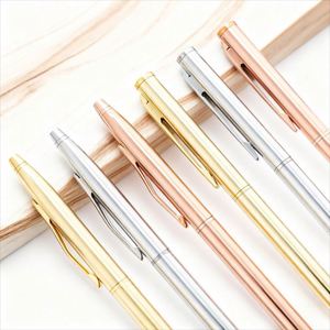 Hot-selling Gold and <b>Silver</b> Metal Ballpoint <b>Pen</b> with logo Slim Signature <b>Pen</b> Custom <b>Pen</b> Suitable for Corporate Advertising - Product Image 5