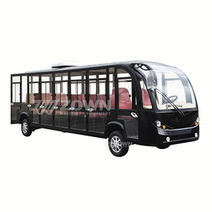Autobús Eléctrico de Dos Pisos Personalizado de Fábrica, Modelo 20, para Transporte en Aeropuertos y Turismo, 14 Asientos, 45-50 km/h, Batería de Plomo-Ácido - Product Image 2
