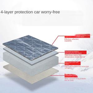 Protector de parabrisas de alta calidad para nieve, hielo, escarcha/cubierta de protección de nieve más gruesa, ajuste Universal para coches, camiones y SUV - Product Image 6