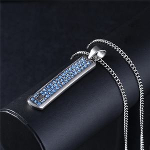 Edelstahl Herren Ketten CNC Zirkon Diamant Iced Out Kette mit feinen Anhänger Halskette - Product Image 4