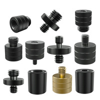 Adaptador de Soporte de Conversión de 1/4\" Macho a 3/8\" Hembra para Trípode de Cámara y Gimbal, Tornillos de Conversión M4/M5/M6/M8/M10