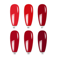 Kit de gel pour ongles ICE NOVA Private Label, végan et sans cruauté, 6 couleurs avec base et top coat, ensemble de vernis gel UV LED, faible odeur