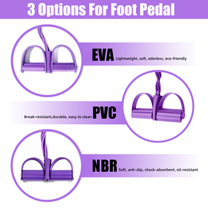 Mới thân thiện với môi PVC bốn-ống Pedal puller cho nhỏ nuốt tập thể dục chân cơ bụng đào tạo Yoga Sit-up tập thể dục - Product Image 2