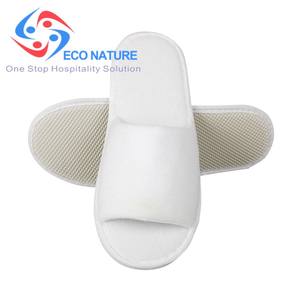 आरामदायक डिस्पोजेबल लक्जरी होटल चप्पल खुली/बंद पैर की अंगुली टिकाऊ कोरल फ्लेक्स टेरीनी लिनन बेडरूम शॉवर यात्रा के अनुकूल - Product Image 2