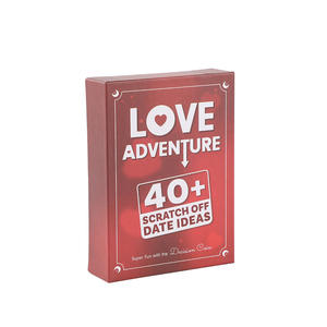Cartes à gratter LOVE ADVENTURE Cartes de jeu en papier personnalisées imprimées intéressantes pour adultes - Product Image 2