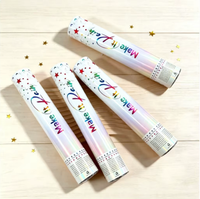 Canon à Confettis Multicolore Tendance en Forme d'Étoile, Tube de Pulvérisation Portable pour Fêtes KTV/Bar, Idéal pour les Remises de Diplômes