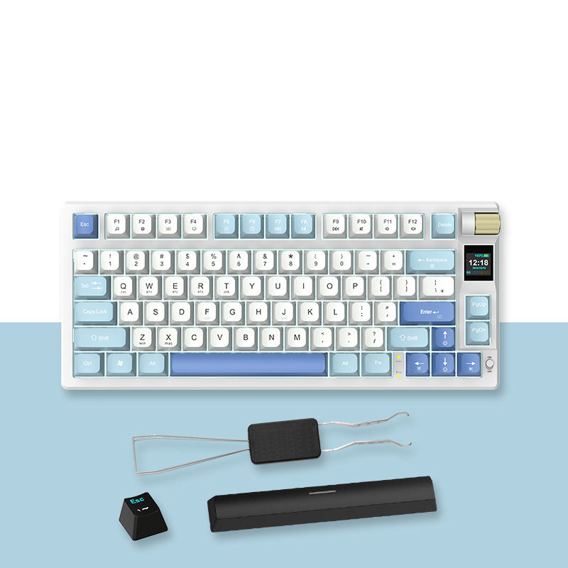 คีย์บอร์ดจอแสดงผล RGB+TET Blue Moon