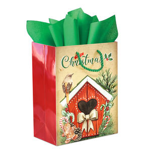 免费送货圣诞纸板袋定制豪华节日包装超大尺寸耐用工厂印刷标志现买 - Product Image 5