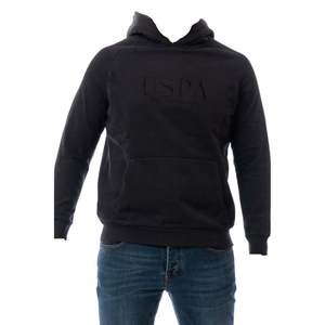 Sweat-shirt à capuche noir pour homme U.S. Polo Assn, vêtements décontractés - Product Image 1