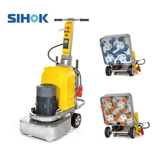Sihok 220V 380V Máy mài bê tông tự động Máy đánh bóng sàn máy đánh bóng bê tông Máy mài sàn - Product Image 4