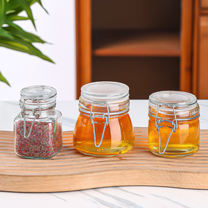 Lọ thủy tinh có nắp đậy thực phẩm lưu trữ lọ với nắp đậy kín rò rỉ bằng chứng hộp thủy tinh nhà bếp lọ đặt - Product Image 4