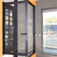 Ventanas Abatibles de Aleación de Aluminio Resistentes a Huracanes con Certificación AS2047, Doble Acristalamiento Templado con Certificación Energy Star para Villas y Hoteles
