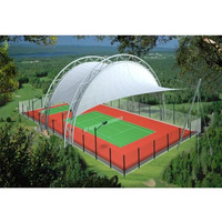 Dôme de football / soccer géant d'extérieur, structure en acier, tente pour événements sportifs à vendre