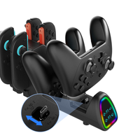 Station de charge universelle 6 en 1 pour manette Nintendo Switch 2 Pro, station de charge pour Switch 2/Switch/OLED