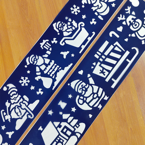 Bán buôn tùy chỉnh phẳng hình dạng nhựa PVC Giấy nến cho bức tranh tường xác định Sơn mô hình cho lễ hội trang trí - Product Image 4