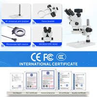 SANQTID TD-0745N-4801HU Trinocular Stereo Microscope HDMI USB Mobile Phone Repair Tools 7-45X Industrial Electronic Magnifier