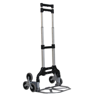 <strong>Best</strong> Scalable Folding 75KG Weight Capacity 6 Wheels All Terrain <strong>Stair</strong> <strong>Climbing</strong> Aluminium Folding <strong>Hand</strong> <strong>TRUCK</strong> for Heavy Loads