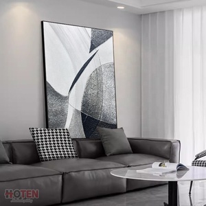 Única personalizada pintada a mano abstracta óleo sobre <span class=keywords><strong>lienzo</strong></span> decoraciones de pared hermosas pinturas <span class=keywords><strong>para</strong></span> Hotel y hogar - Product Image 3