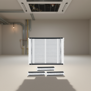 Lot de 4 filtres électrostatiques plissés MERV 13 pour fournaise HVAC, 20 x 25 x 4, pour une meilleure qualité de l'air intérieur - Product Image 2