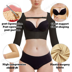 Vêtement de compression post-liposuccion, étape 1 et 2, façonneur de bras, bande de compression thoracique, <span class=keywords><strong>corset</strong></span>, bustier, manches longues, fajas, vêtements de maintien - Product Image 2