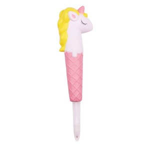 Stylo licorne en forme de cornet de glace, cadeau promotionnel portable, jouet - Product Image 2