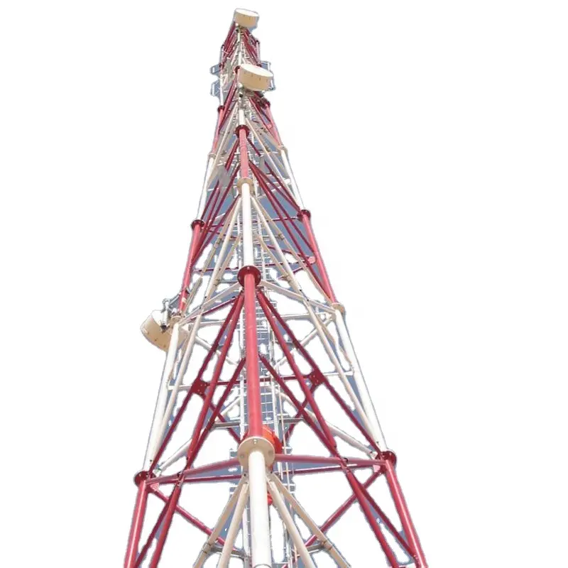 Aluminium telescopische communicatie toren pole mobiele telecom torens