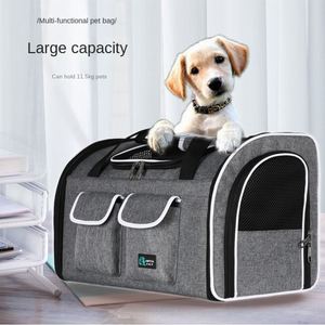 Factory Direct Supply Dog Oxford Eco-friendly Portable <b>Pet</b> <b>Backpack</b> with Zipper Closure Large Capacity - Product Image 1
