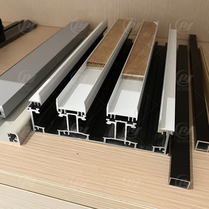 Perfiles de Aluminio Cuadrados de la Serie 6000 T3~T8, Diseño Delgado y Personalizado, Directamente de Fábrica <span class=keywords><strong>Royen</strong></span>, para Puertas Corredizas sin Marco - Product Image 5
