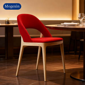 Modern Velvet <b>Red</b> Single <b>Dining</b> <b>Chair</b> <b>Tufted</b> Ergonomic Design for Living Room Bedroom Apartment Home Bar Park Use - Product Image 3