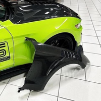 Aile de voiture en carbone véritable pour Ford Mustang S550 2015-2022 – Améliorez votre véhicule avec les kits de carrosserie et les pièces de tuning avant de style TPF