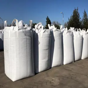 米または小麦粒用の1トンのfibcジャンボバルクビッグバッグパッキング、UV処理、安全係数: 5:1スーパーサック