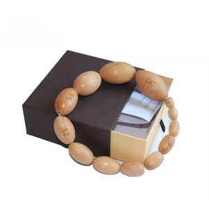 Orchidomètre Prader en bois, boules Prader, chapelet endocrinien pour endocrinologue et pédiatre pour mesurer l'échelle des testicules - Product Image 1