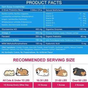 <span class=keywords><strong>Omega</strong></span> <span class=keywords><strong>3</strong></span> Complet Poudre de Supplément Vitaminé <span class=keywords><strong>pour</strong></span> <span class=keywords><strong>Chien</strong></span> Aliments <span class=keywords><strong>pour</strong></span> Animaux Domestiques <span class=keywords><strong>avec</strong></span> Peau Articulaire Soutien Immunitaire <span class=keywords><strong>pour</strong></span> la Santé Canine - Product Image 2